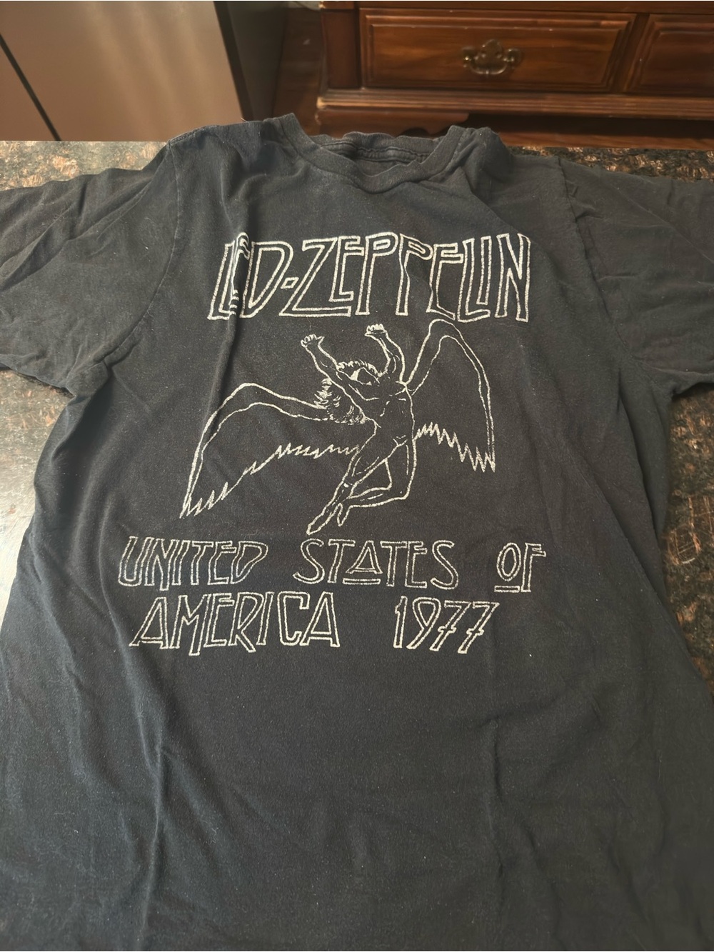 Target Black Led Zeppelin Tour Graphic Tee